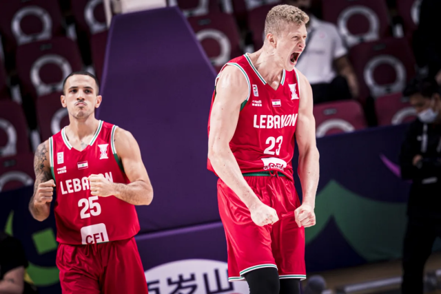 유세프 카얏의 에너지 넘치는 플레이는 레바논이 일본을 크게 꺽는 데 있어 일조했다. 사진=FIBA 제공