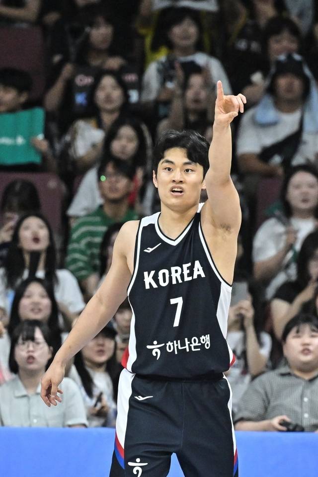 ‘뉴 조선의 슈터’ 유기상은 중국 외곽 수비를 무너뜨릴 주인공이다. 사진=대한민국농구협회 제공