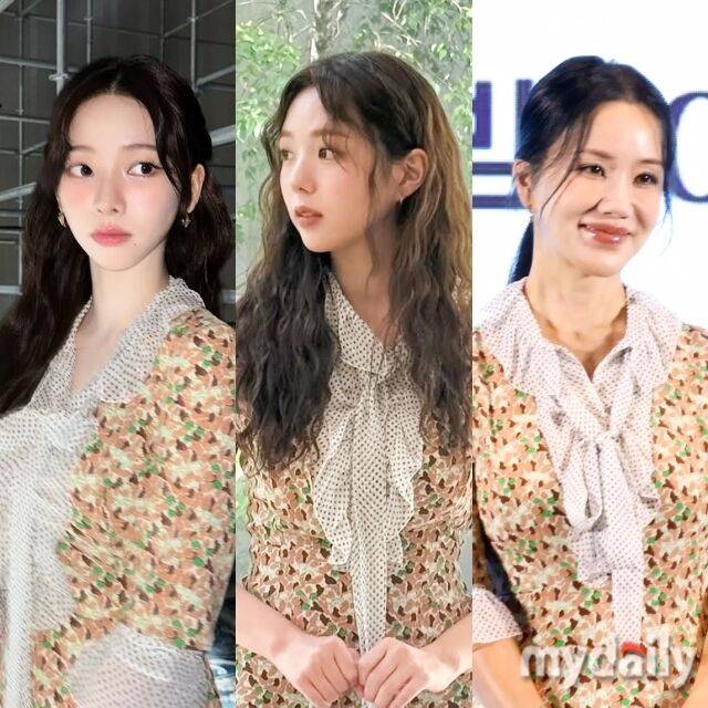 왼쪽부터 카리나, 채수빈, 엄정화 / 카리나 채수빈 인스타그램, 마이데일리
