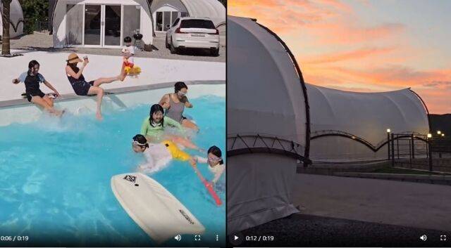 모델 겸 방송인 정가은이 가족, 지인들과 가평에서 여름 휴가를 즐겼다. /정가은 소셜미디어