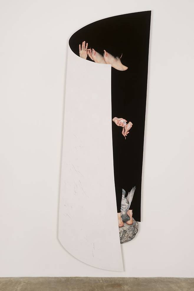 이진주, 쫓아가는 Chasing, 2025, 205x69cm *재판매 및 DB 금지