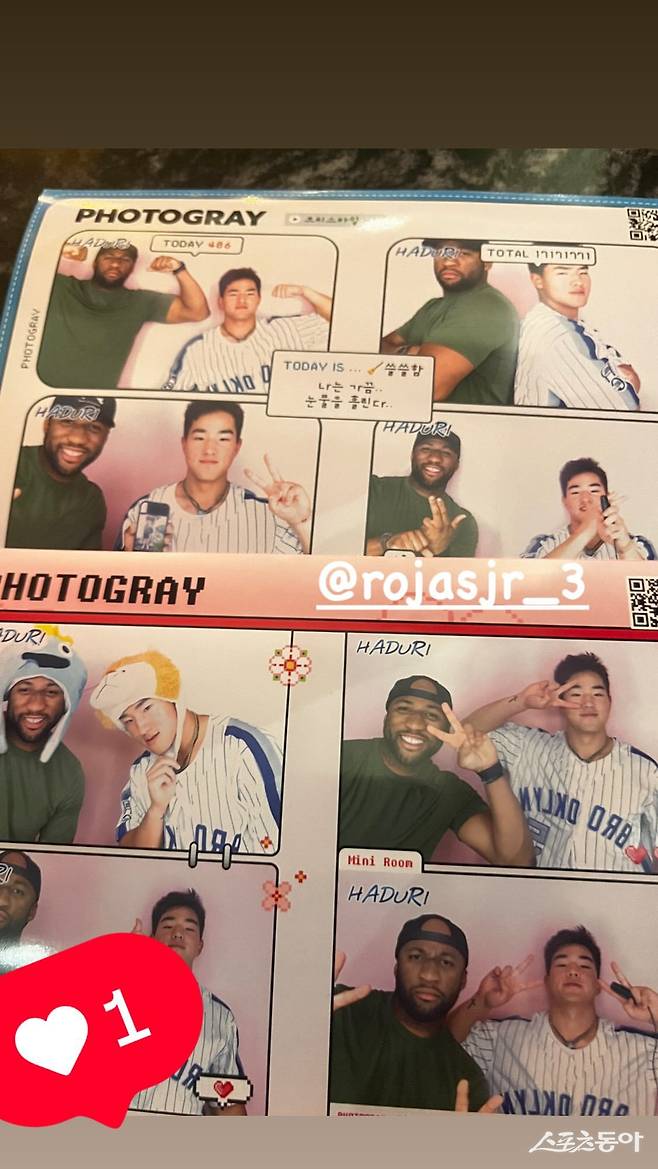 KT 안현민과 멜 로하스 주니어. 사진출처｜안현민 인스타그램 캡처