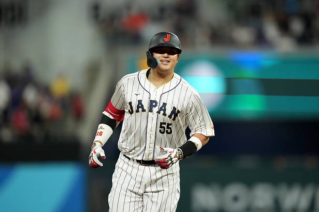 2023 WBC 당시 일본 대표팀 무라카미 무네타카. 게티이미지