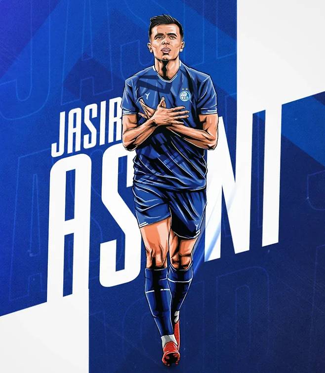 구단 공식 채널을 통해 아사니 영입을 공식 발표했던 에스테그랄. /사진=에스테그랄 SNS 캡처