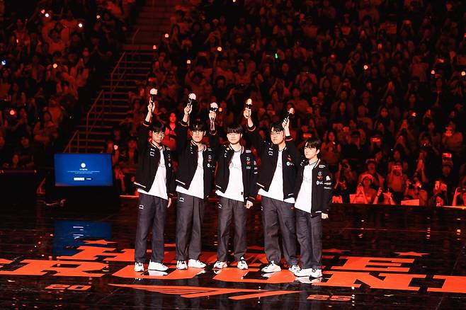 LCK 로드쇼 T1 홈그라운드 [LCK 제공. 재판매 및 DB 금지]