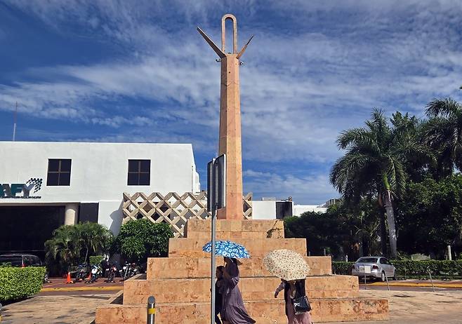 멕시코 한인 이민 100주년 기념탑 [촬영 이재림 특파원]