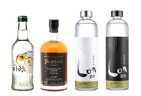 (왼쪽부터) 나주배 아락 17, 피어팩트 르네상스, 로아 19 옐로우, 로아 40 옐로우 [제조사 홈페이지 캡처]