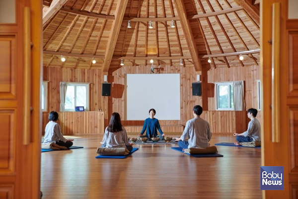 힐링 연수 프로그램. ⓒ선마을