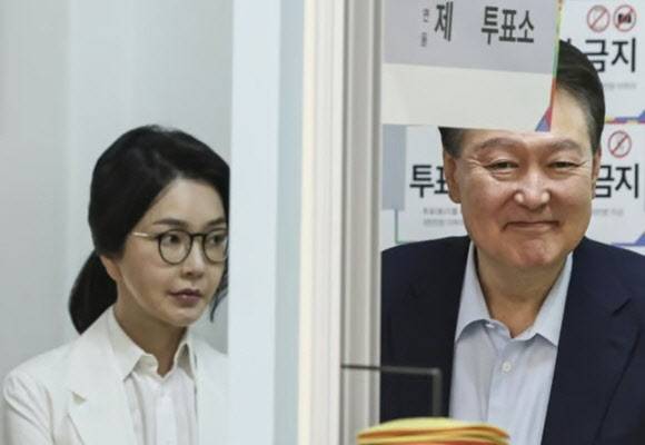 윤석열 전 대통령과 김건희 여사. (사진=뉴스1)