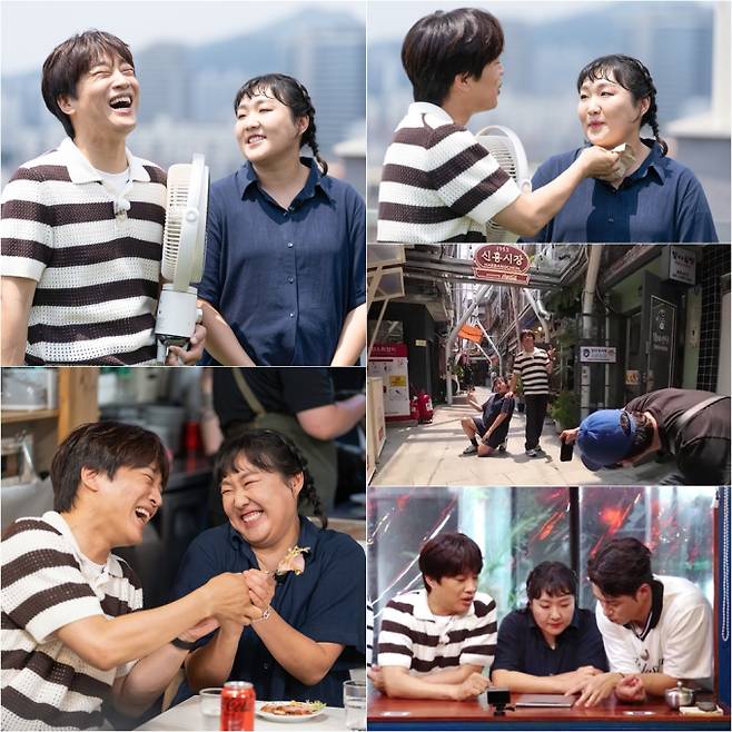 ‘핸썸가이즈’ 차태현, 이수지 첫사랑 (사진: tvN)