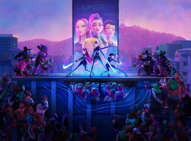 넷플릭스 애니메이션 영화 '케이팝 데몬 헌터스'. 넷플릭스 제공