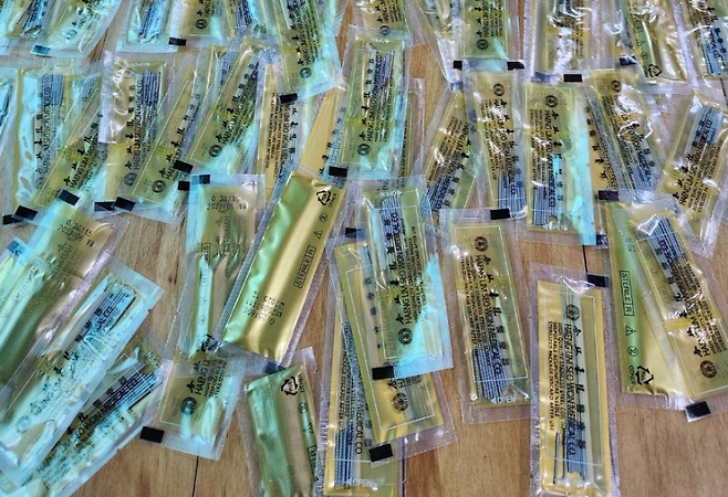 지난 3월 현장에서 압수한 의료기기들 (제주자치경찰단 제공)