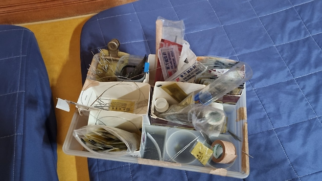 지난 3월 현장에서 압수한 의료기기들 (제주자치경찰단 제공)