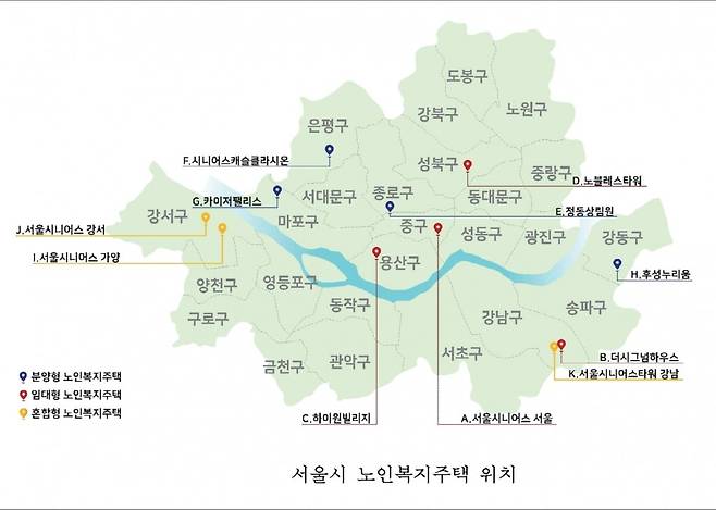 출처: 서울시 노인복지주택 주거환경과 입지 환경 특성에 관한 연구(2024)