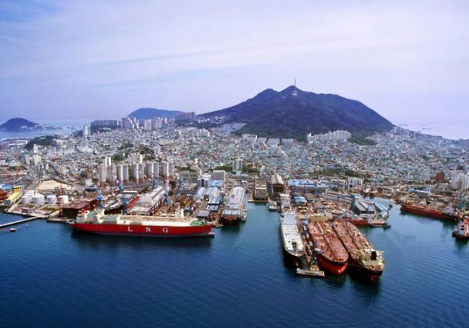 HJ중공업 영도조선소 전경. /사진=HJ중공업