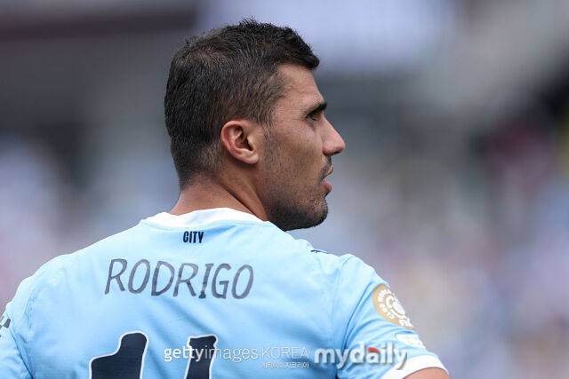 지난 시즌 부상으로 인해 8경기 출전에 그친 로드리. /게티이미지코리아