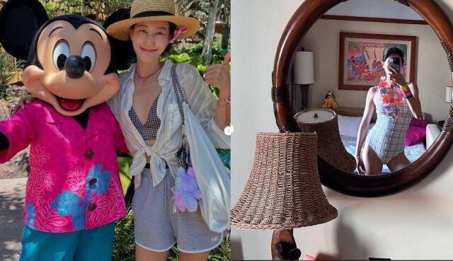 모델 겸 방송인 이현이가 하와이서 휴가를 즐기고 있다./이현이 소셜미디어