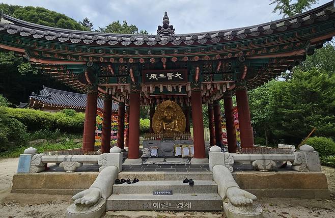 대의왕전(약사전)의 황금 약사여래불