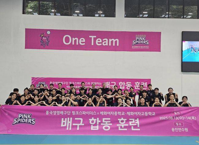 흥국생명핑크스파이더스 제공