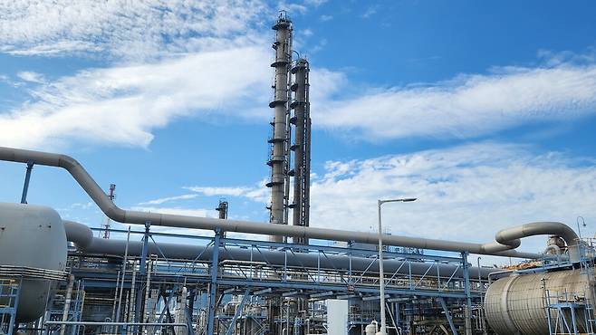 11일 오전, 불꺼진 여수 석유화학단지 내 NCC공장 ⓒ시사저널 정성환