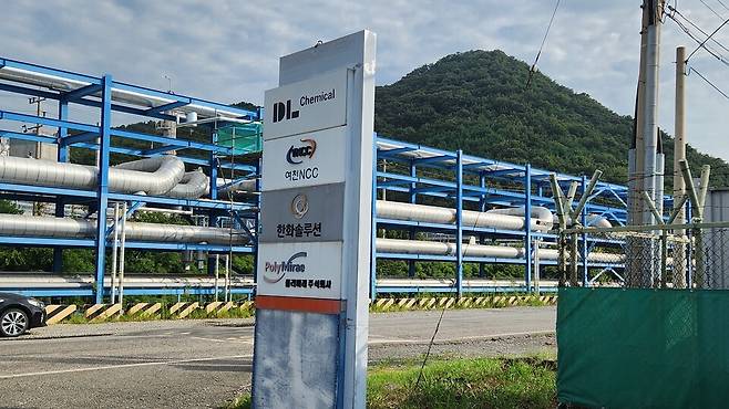 여수 국가산단 내 파이프 라인이 다양한 원료와 화학물질을 품고 산단을 내지르고 있다. ⓒ시사저널 정성환