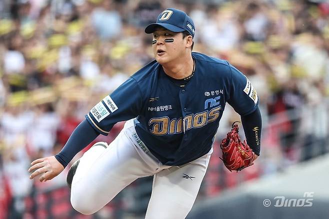 NC 신민혁은 7일 창원 키움전에서 9실점 하며 개인 한 경기 최다 실점 불명예 기록을 썼다. 그는 후반기 반등을 목표로 최근 삭발을 감행했다. 사진제공|NC 다이노스