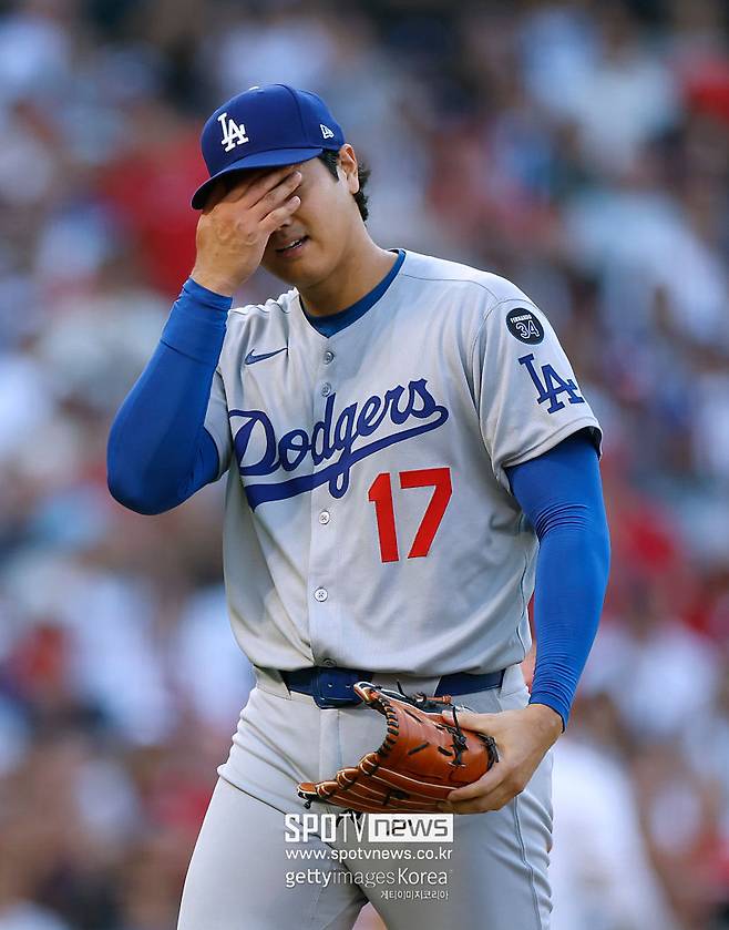 ▲ 오타니 쇼헤이. 에인절스를 상대로 4이닝 2실점을 기록했다.