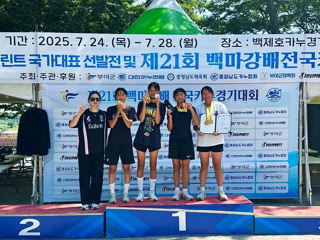 김민정(오른쪽)이 올해 네 차례 전국 대회에서 연속으로 전체 최우수선수를 수상했다. ⓒ김민정선수