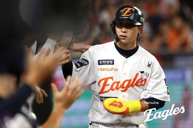 Hanwha Lee a chanté -hyuk. / Photo = Hanwha Eagles fourni