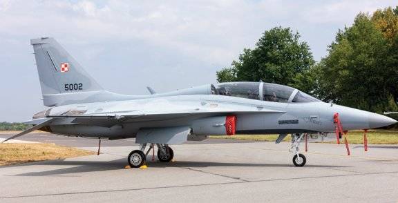 폴란드 공군이 도입한 한국산 FA-50 전투기. GETTYIMAGES