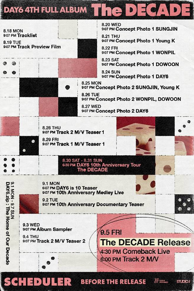 데이식스(사진=JYP엔터테인먼트)