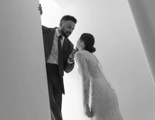 방송인 럭키 웨딩 사진./인스타그램