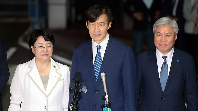 조국 전 대표, 광복절 특사로 출소