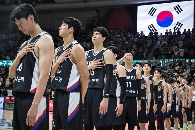 한국 농구 대표팀. 사진=대한민국농구협회 제공