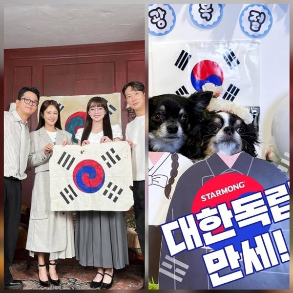 광복절인 15일, 김지민 김준호 부부가 국립서울현충원을 찾아 호국영령들의 희생에 경건한 마음을 전했다. 사진 = 김지민 SNS