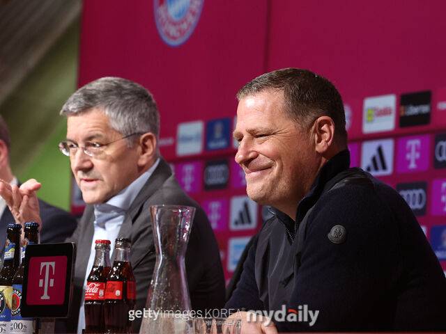바이에른 뮌헨 하이너 회장과 에베를 디렉터/게티이미지코리아