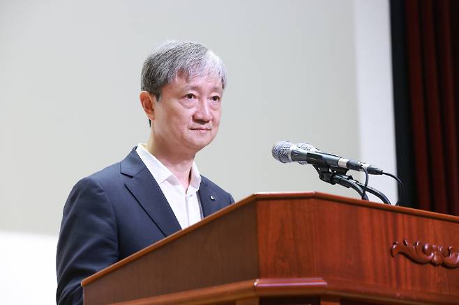 이찬진 금융감독원 원장 취임식. 금융감독원 제공