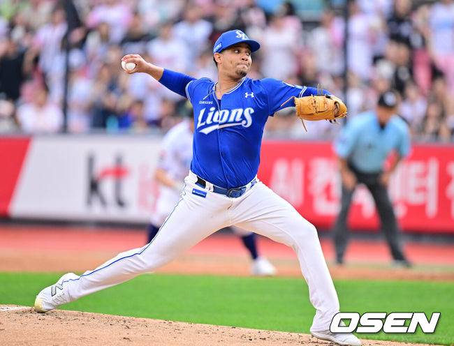 [OSEN=박준형 기자] 삼성 가라비토2025.08.09 / soul1014@osen.co.kr