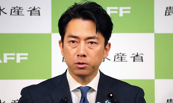 고이즈미 신지로 일본 농림수산상.&nbsp;EPA연합뉴스