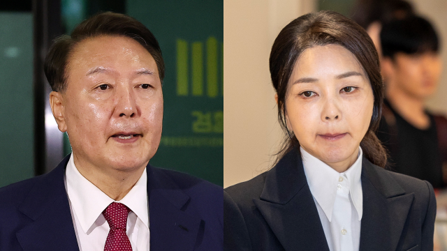 윤석열 전 대통령과 김건희 여사. 연합뉴스