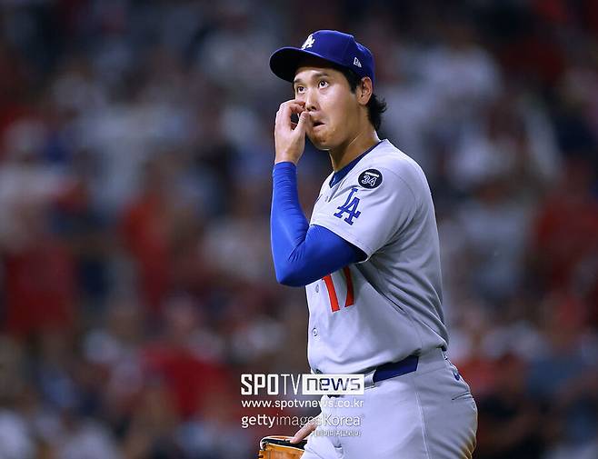 ▲ LA에인절스와 경기에서 시즌 최다인 4실점을 기록한 오타니 쇼헤이.