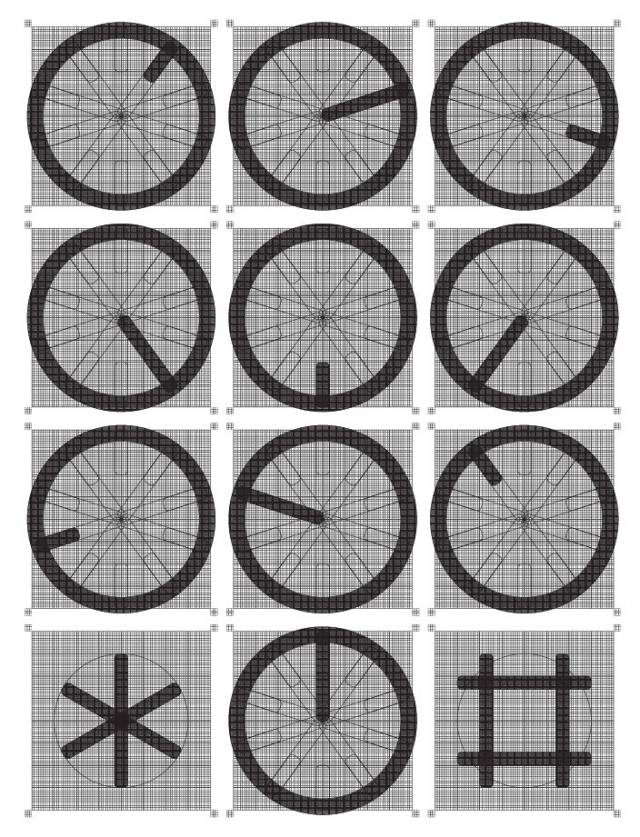 'Module Logics-이성복' 전시 작품 중 평면 작업. 디오티미술관 제공