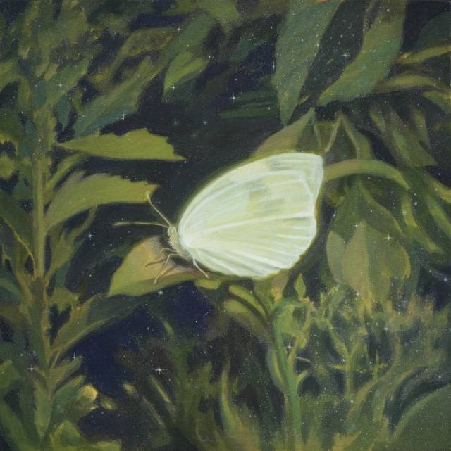 박세빈, Wonder of You 1, 광목에 분채, 과슈, 2024. 갤러리 플레이리스트 제공