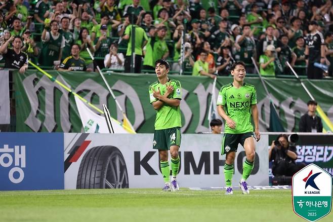 Jeonbuk Hyundai striker Jeon Jin -woo. (Korea Professional Football Federation Provided)