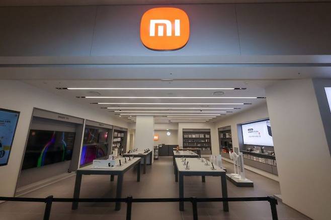 샤오미 국내 첫 공식 오프라인인 서울 여의도 샤오미 스토어 서울 IFC몰 여의도점의 모습. 연합뉴스