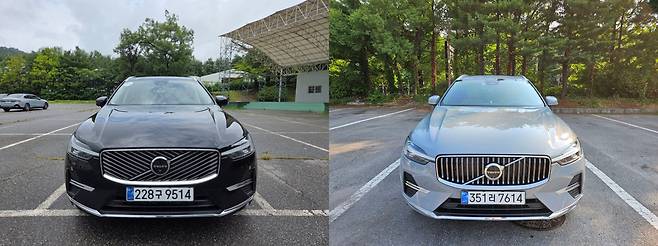 볼보 XC60 신형(왼쪽)과 구형. /권유정 기자