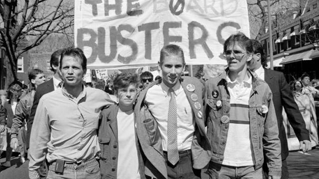 갤로뎃대학 학생들은 네 명으로 구성된 지도부를 결성해 시위를 조직적으로 해나갔다. 애플TV플러스 제공