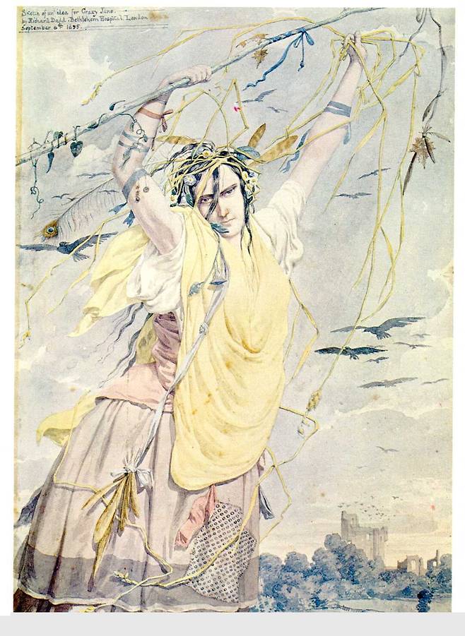 미친 제인(1855). /베들렘 왕립 병원 박물관