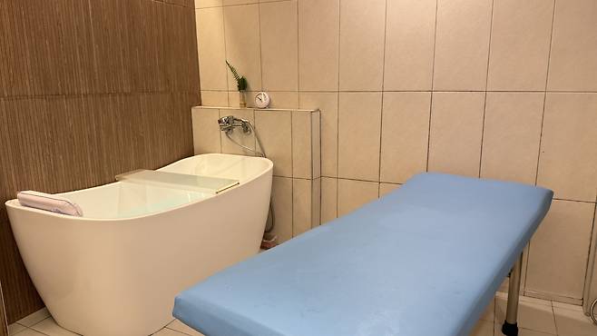 A private room at Seshin shop Sulis in Eunpyeong Distrct, northern Seoul [WOO JI-WON]