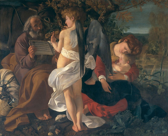 [Rest on the Flight into Egypt], 1597 ©Doria Pamphilj